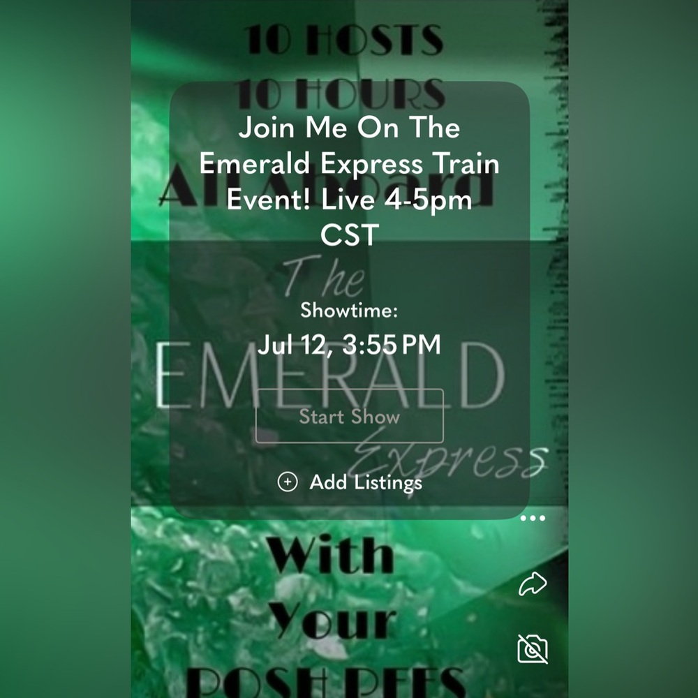 Emerald Express Train Event July 12th-